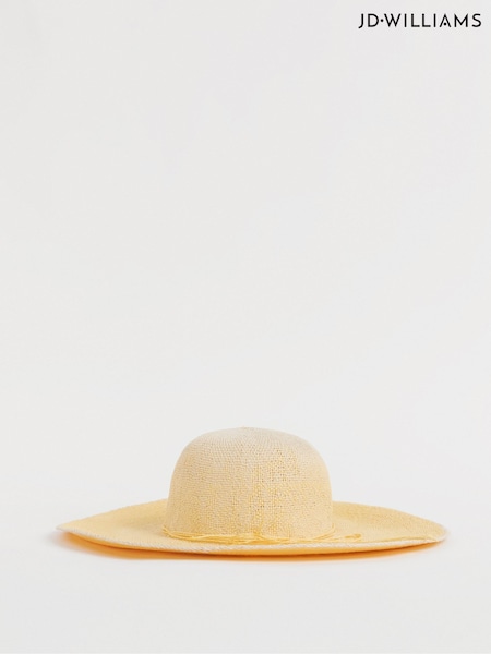 JD Williams Yellow Ombre Wide Brim Hat (W41141) | €40