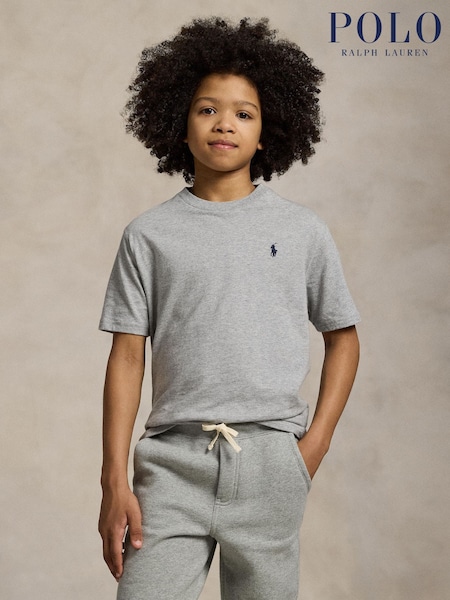 Polo Ralph Lauren Grey Cotton Jersey T-Shirt (W41307) | €59