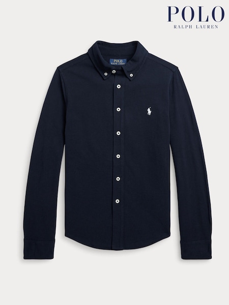 Polo Ralph Lauren Blue Boys Cotton Oxford Shirt (W41331) | €95 - €101