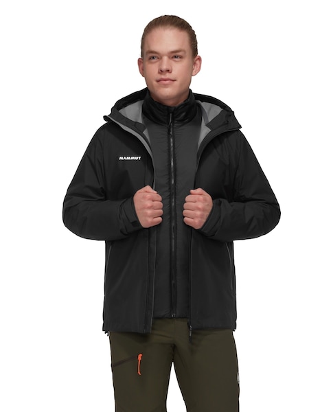 Mammut Black Alto Light 3 in 1 Hardshell Hooded Jacket (W41457) | R$ 2.960