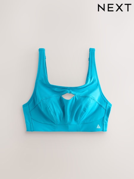 Teal Blue C-H Active Sports Antibounce Dry Tech Extra High Impact Bra (W41969) | €41.50