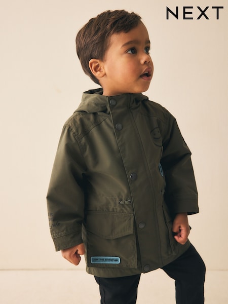 Khaki Green Midweight Parka (3mths-7yrs) (W42458) | €49 - €56