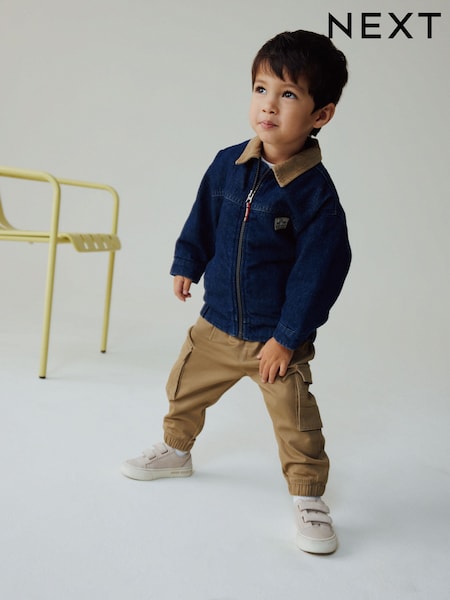 ג'ינס - Cord Collar Jacket (3mths-7yrs) (W42459) | ‏101‏₪ - ‏117‏ ₪