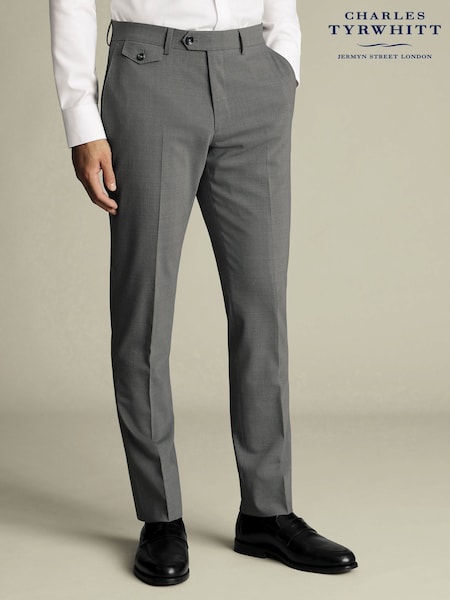 Charles Tyrwhitt Grey Wool Smart Trousers (W42626) | R$ 1,185