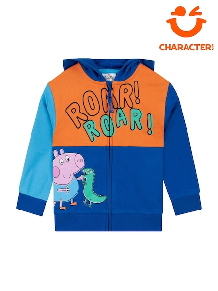 Character Peppa Pig George Pig And Dinosaur Zip-Up 100% Cotton Hoodie (W42646) | kr286