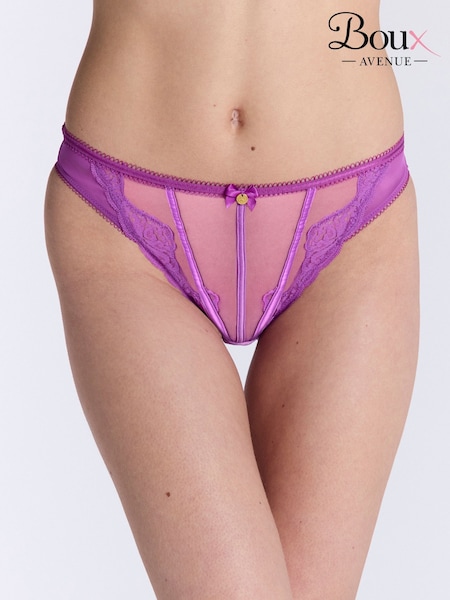 Boux Avenue Purple Savannah Lace Briefs (W42895) | R$ 160