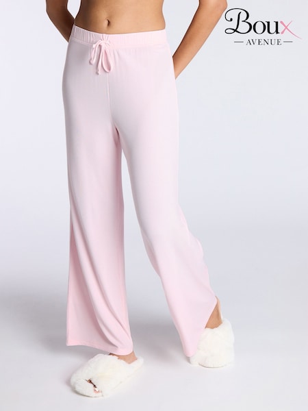 وردي - Boux Avenue Rib Modal Pyjamas (W42900) | ‏158 ر.ق.