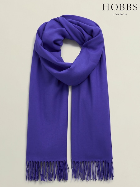 Hobbs Blue Matilda Scarf (W43692) | €62