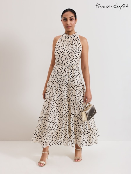 Phase Eight White Petite Nita Dress (W43909) | €259