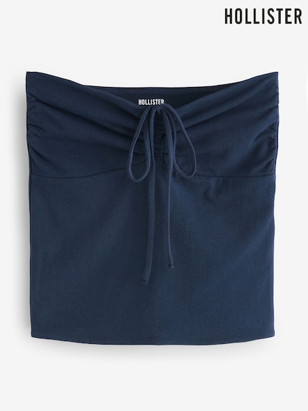 Hollister Cotton Bandeau Tie Front Top (W44040) | R$ 160