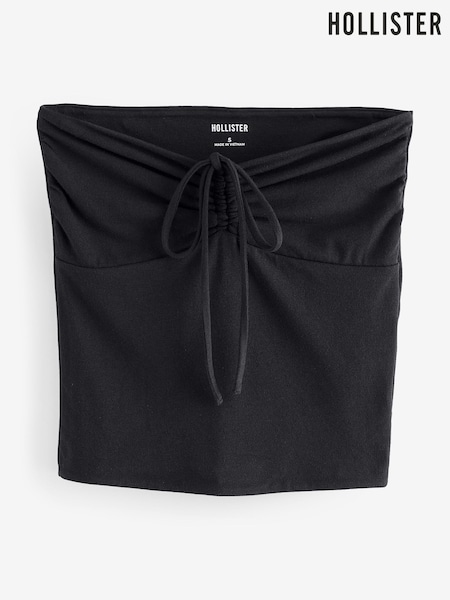 Hollister Pink Cotton Bandeau Tie Front Top (W44057) | R$ 160