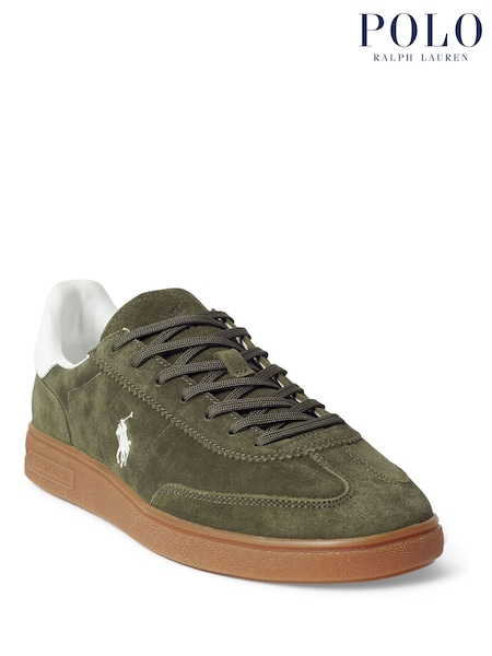 Polo Ralph Lauren Grey Bedford PP Suede Low Top Trainers (W44484) | €159