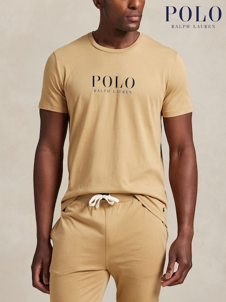 Polo Ralph Lauren Natural Large Logo Crew Neck T-Shirt (W44515) | €89