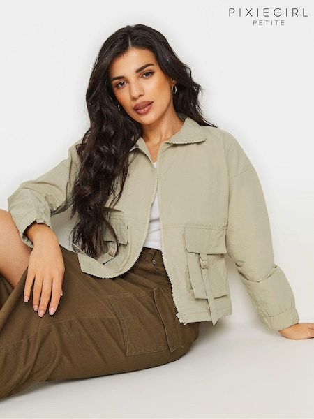 Бежевый - PixieGirl Petite Cargo Jacket (W45303) | €11