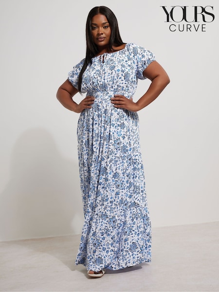 Yours Curve Boho Bardot Maxi Dress (W45354) | 55 €