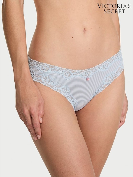 Victoria's Secret Palest Blue Bikini Lace Waist Knickers (W45595) | €11.50