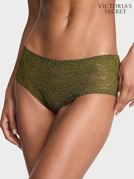 Victoria's Secret Green Chameleon Cheeky Lace Up Knickers (W45632) | €13
