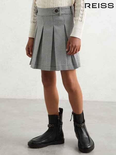 Reiss Black/White Molly Skirt (W46085) | AED324