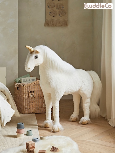 Cuddleco Gold Dust Standing Unicorn Stuffed Animal (W46100) | €93