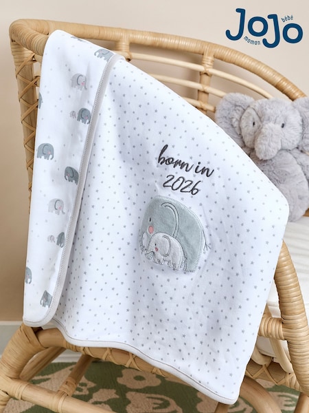 JoJo Maman Bébé Born in 2026 Jersey Shawl (W46541) | R$ 195