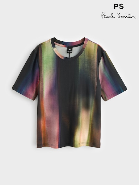 PS Paul Smith Floral Print Black T-Shirt (W46622) | R$ 1.380