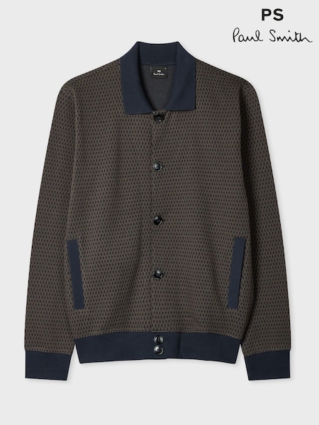 PS Paul Smith Textured Button Through Black Jacket (W46699) | €243
