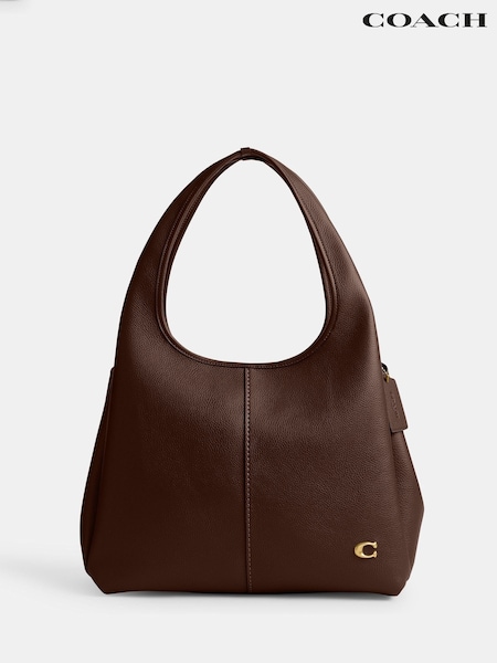 COACH Maple Polished Pebble Leather Lana Shoulder Bag (W47610) | €632