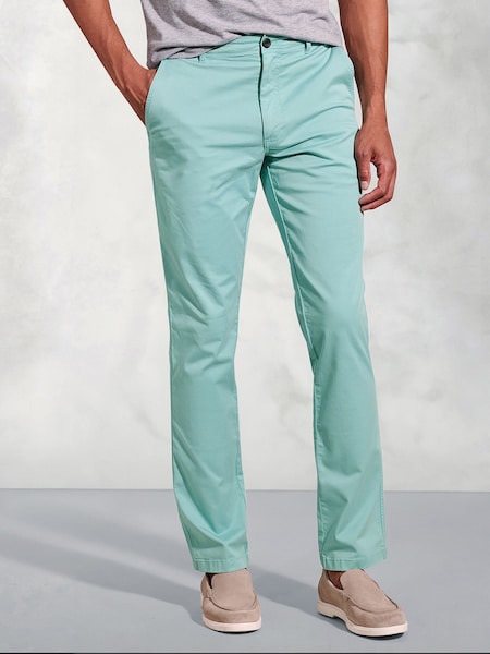 Brook Taverner Blue Garment Dyed Casual Trousers (W47837) | €72