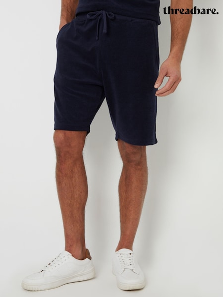 Albastru - Threadbare Towelling Sweat Shorts (W47853) | 149 LEI