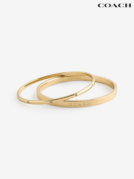 COACH Signature Bangle Bracelet Boxed Set (W47967) | ‏478‏₪