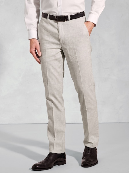 Brook Taverner Grey POW Check Occasion Suit Trousers (W48123) | €100