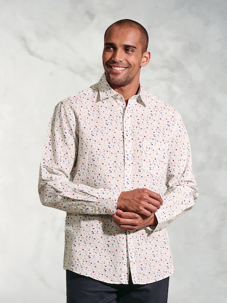 Brook Taverner White Watercolour Shirt (W48172) | €66