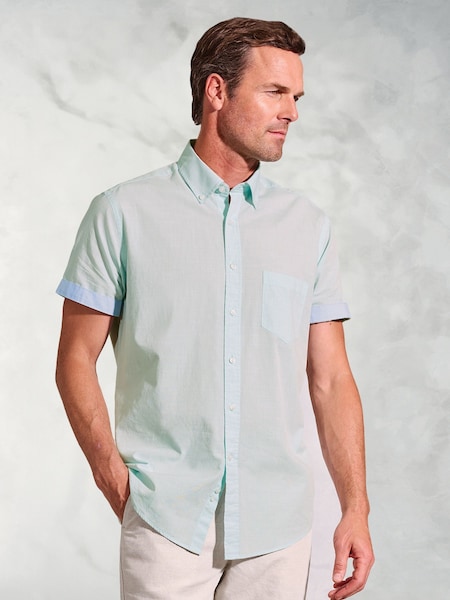 Brook Taverner Textured 100% Cotton Shirt (W48173) | €66