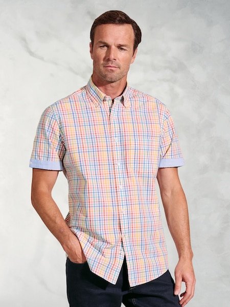 Brook Taverner White 100% Cotton Portofino Shirt (W48193) | €72