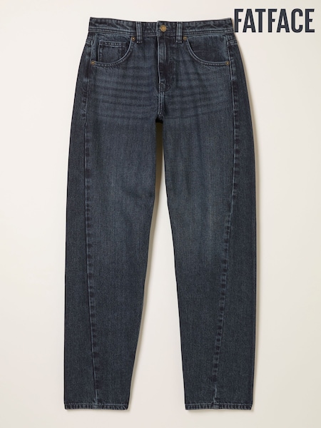 FatFace Roseland Ink Full Length Barrel Leg Jeans (W48211) | AED361