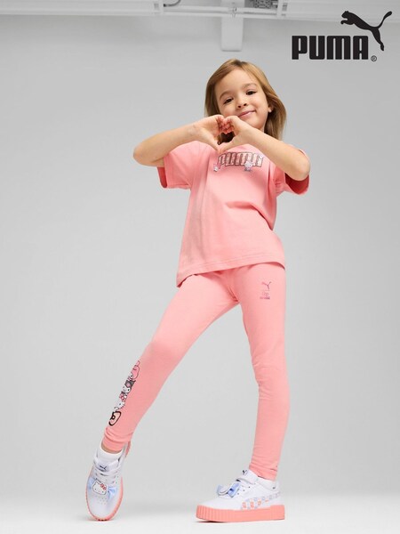 Puma Pink X Hello Kitty And Friends Kids High Waisted Leggings (W48260) | ₪131