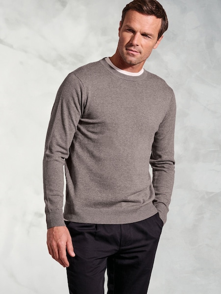 Brook Taverner Natural Crew Neck Jumper (W48337) | €86