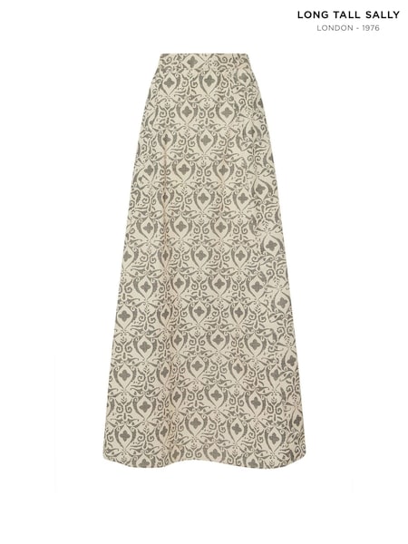 Long Tall Sally Aztec Panel 100% Cotton Skirt (W48475) | ‏166‏₪