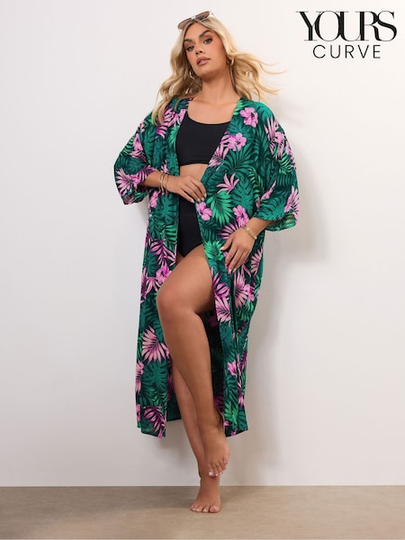 Yours Curve Midaxi Crochet Insert Cover-Up (W48492) | €54