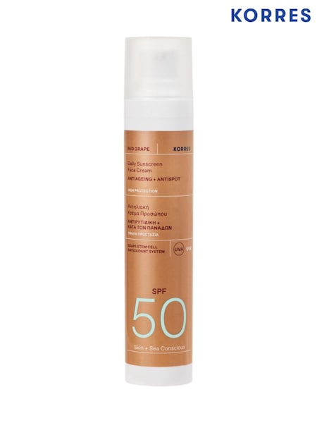 Korres Grape Face Sunscreen SPF50 50ml (W48525) | kr424