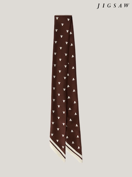 Jigsaw Red Tulip Block Narrow Scarf (W48675) | €83