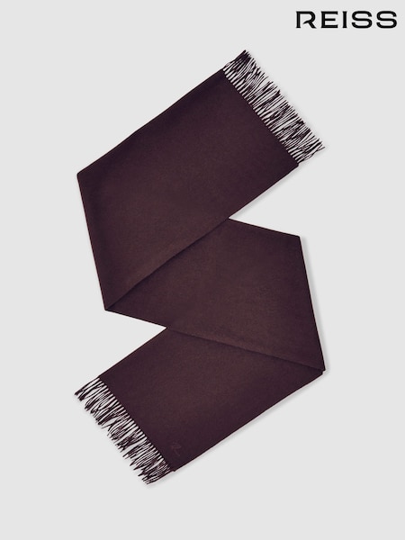 Reiss Burgundy Picton Scarf (W48836) | €134