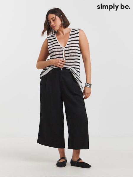 Simply Be Crop Wide Leg Jeans (W48848) | 66 €