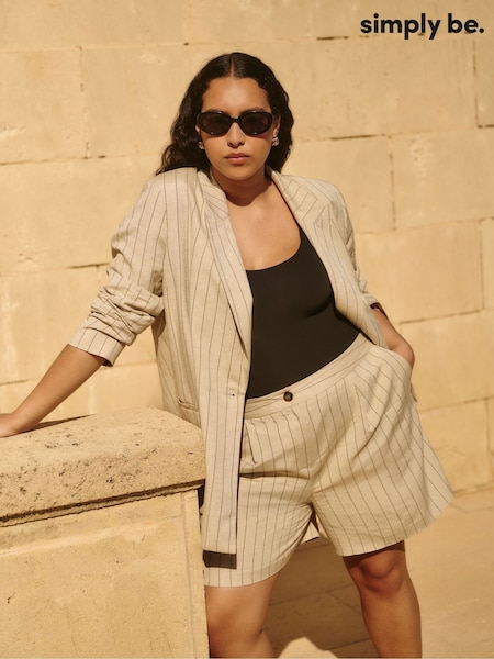 Simply Be Natural Single Breasted Blazer (W48857) | €83