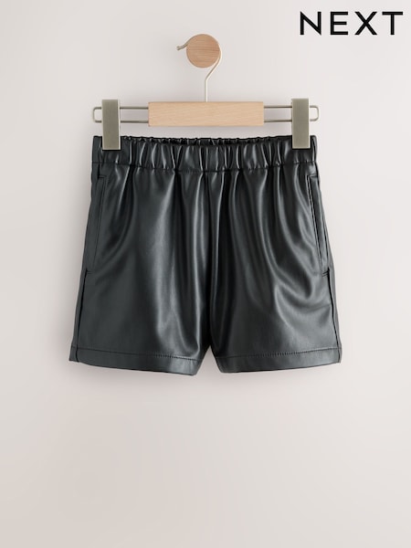 Black Coated Shorts (3-16yrs) (W49031) | €16 - €22