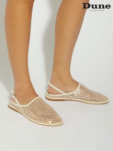 Dune London Goss Mesh Slingback Flat Shoes (W49034) | 112 €