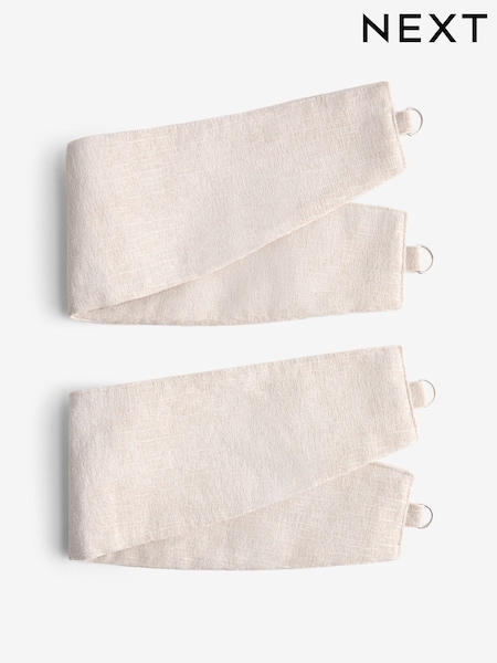 Set of 2 Heavyweight Chenille Curtain Tie Backs (W49174) | ‏49 ر.ق.