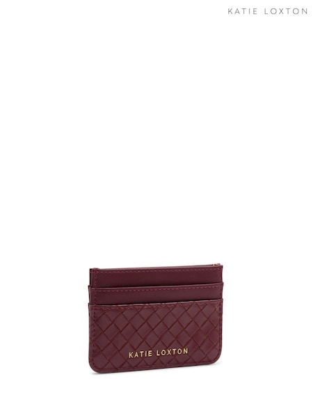 Katie Loxton Red Nova Woven Texture Cardholder (W49276) | € 20