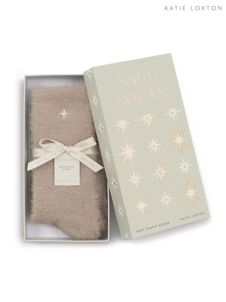 Katie Loxton Natural Gift Boxed Fluffy Socks (W49283) | €21