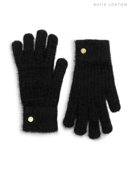 Katie Loxton Black Gift Boxed Soft Knit Gloves (W49284) | €27